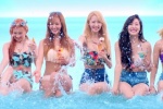 Girls' Generation พุดคุยถึงการใส่ชุดว่ายน้ำเป็นครั้งแรกในเอ็มวี!!