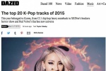 ท็อป 20 เพลงเกาหลีในปี 2015 ที่จัดอันดับโดย Dazed Magazine