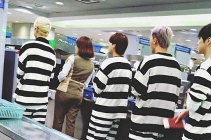 WINNER ถูกถ่ายภาพไว้ได้ ที่สนามบินอินชอน ในชุดนักโทษ